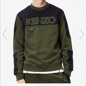 KENZO Paris dual fabric sweatshirt